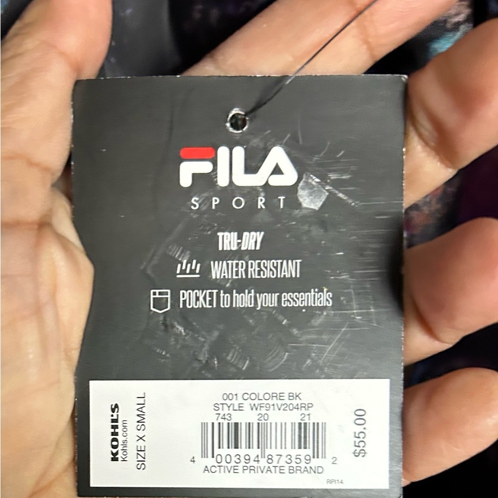 FILA Multicolor Abstract Light Jacket - Picture 3 of 5